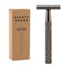 Double Edge Safety Trimmer Manual Stainless Steel Beard Groomer for