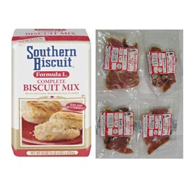 Southern Biscuit Formula L Biscuit Mix (52 Oz) and 4-3 Oz. Pkgs Country Ham