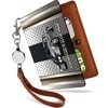 [Pretimo] Car Car Metal Bi-fold Reel Strap Pass Case, car