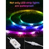 Prowemst 132FT IP67 WiFi RGB Outdoor Led Strip Lights Waterproof