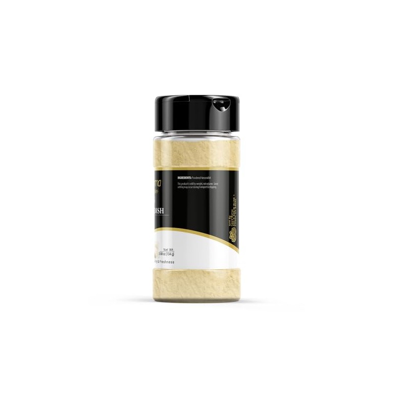 GranAroma Horseradish Powder, Sharp & Spicy, Dried Horseradish Seasoning (3.68