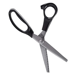 Tijeras de acero inoxidable Tijeras dentadas serradas Procesamiento profesional de acero inoxidable tijeras artesanales de costura a medida 3 4 5 7 mm(7mm)