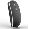 Harfoowo Rechargeable Bluetooth Mouse, Black, 450mAh Battery, 3 DPI Levels,