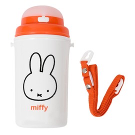 Kutsuwa MF814 Miffy Insulated Bottle with Straw, Kids Lunch Series, Made in Japan