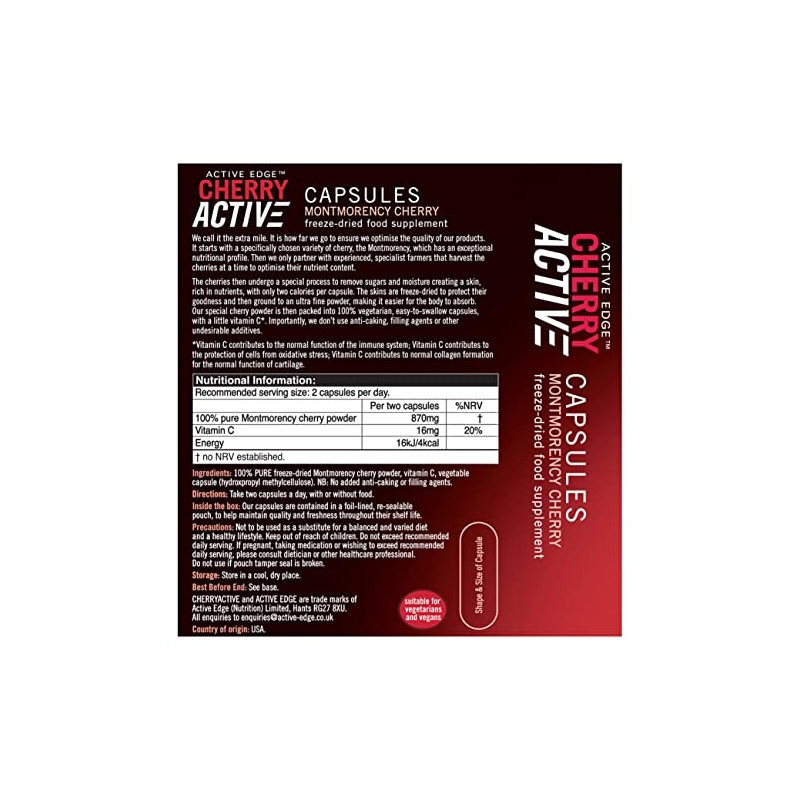 CherryActive CH10 Active Edge Capsules 60 capsules