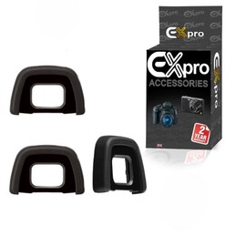 Ex-Pro Replacement Eye-piece cap/Eyecup [DK-21] for Nikon Camera Eye Cup [See description for models] [Pack of 2]