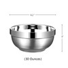 Yalilong Set of 2 Heat Insulated Stainless Steel Bowls, SUS