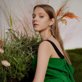 POPLYKE Large Hoop Earrings for Women Sterling Silver Big Circle Dangle Drop Earrings for Women (80mm, silver)