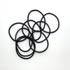 Large capacity black hair ties 100p set / 대용량 머리끈 검정 100P 1세트
