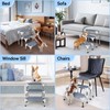 Makerfire Dog Stairs for Small Dogs (3-Step), Dog Steps for