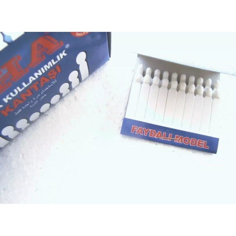 IHA Styptic Pencils Disposable Stops Cuts Bleeding 12 Matchbooks 240