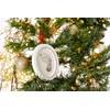 Pearhead 50016 Decorazione Ovale Double Face per Foto e Impronta