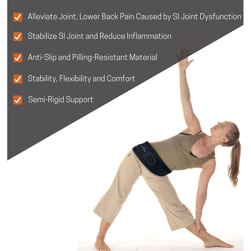 Vriksasana Posture Sacroiliac Hip Belt for Women and Men That
