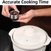 Youery Kitchen Timer, Magnetic Visual Timer, Stainless Steel Countdown Timer,