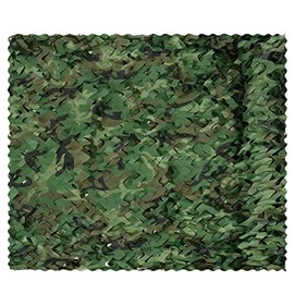 Camo Netting, Bulk Roll Camouflage Netting Woodland 5 x 23 ft, Military Hunting Mesh Nets Free Cutting for Hunting Blind Sunshade Shooting Theme Party Decoration