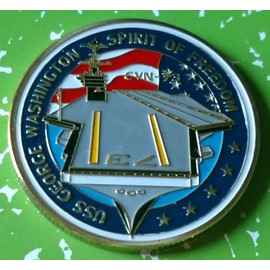 Navy USS Washington CVN-73#1133 Military Honor Challenge Coin
