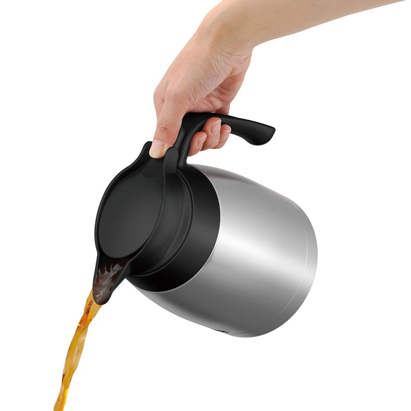 Thermos TTB-1000 SBK Stainless Pot, 33.8 oz (1 L), Stainless
