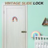 MECCANIXITY Barrel Bolt Latch, 4 Inch Vintage Security Slide Lock