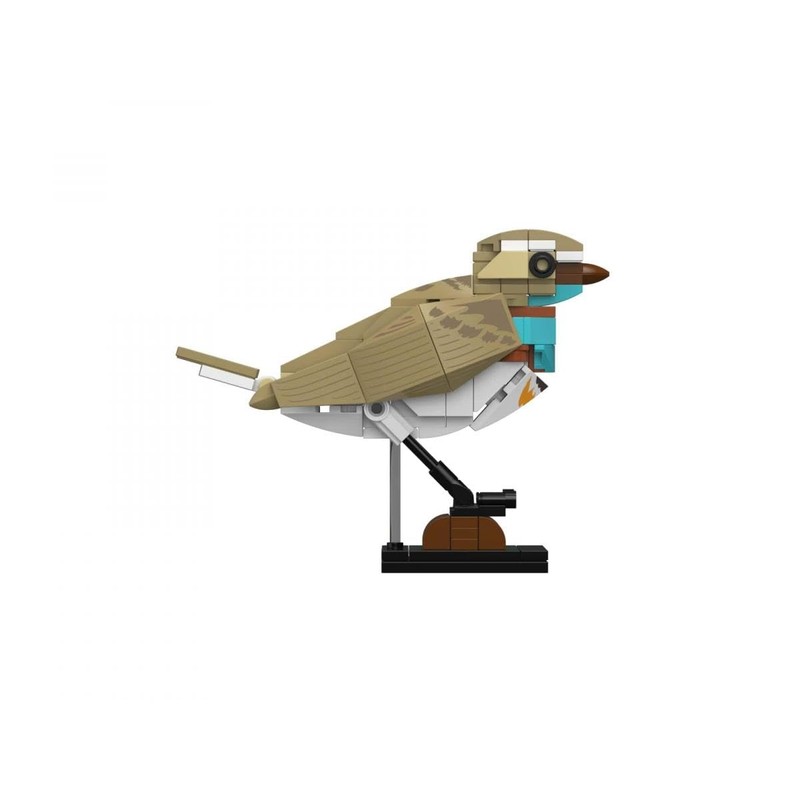 BlueBrixx Pro 108365 - Bluethroat made of clamping blocks with