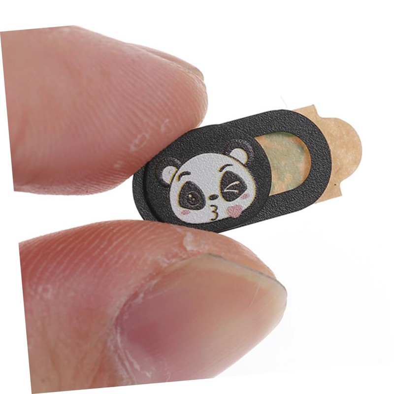 COHEALI Cute Cartoon Panda Webcam Cover Slide for Laptops and