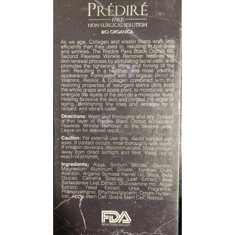 Predire Black Orchid 60 SecondFlawless Wrinkle Remover 30ml/1 fl oz
