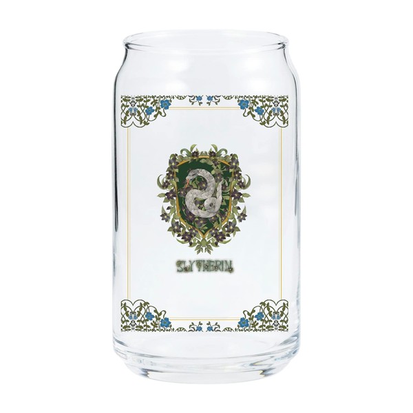 Harry Potter SAN4167-2 Can Shaped Glass, Slytherin, Hogwarts, Dorm, Approx. 12.2 fl oz (360 ml), Miscellaneous Goods, Harry Potter Goods, Movies, Made in Japan