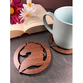 Individual Horse’s Head Coaster. Perfect for the Horse rider in your life. Ideal gift for Horse enthusiasts. Great gift for horsey people. Horse riding fanatics.