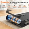 AKLUER 2-in-1 Compact Walking Pad Treadmill Vibration Plate Manual Incline
