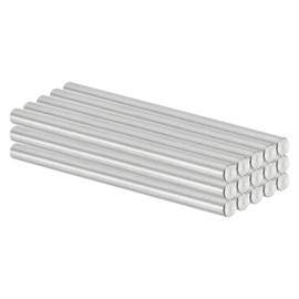 PATIKIL 5mm x 90mm Dowel Pin Stainless Steel, 15 Pcs 304 Stainless Steel Pegs Shelf Pins Rod Support Metal Fasten Elements for Shelves Furniture Fixing Component, Silver