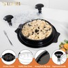 ELIVARA Chicken Shredder Tool - Large Twist Design with Brush