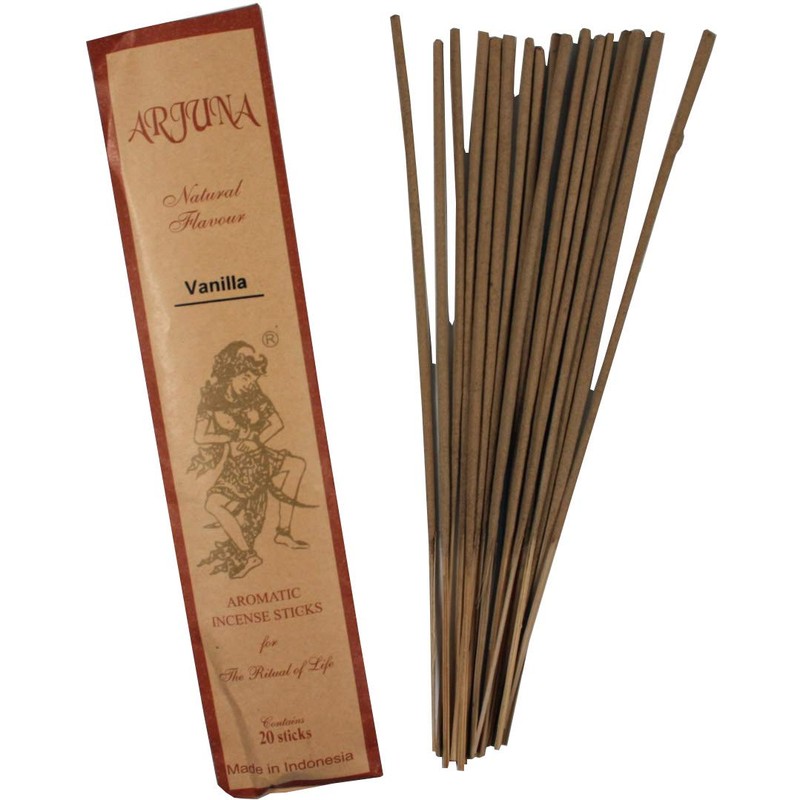 GURU SHOP Arjuna Incense Sticks, Balinese Incense Sticks, Vanilla, Brown,