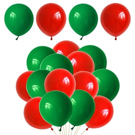 50pcs 12inch Red Green Balloons for Birthday Baby Shower Wedding Graduation Party Decoration