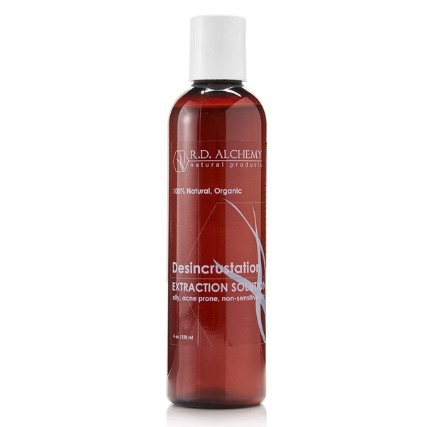 RD ALCHEMY - Desincrustation Solution / Scaling Fluid to help soften and open pores, remove blackheads and to make blackhead extractions easier. For use by everyone including professionals & Estheticians