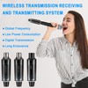 Depusheng S5 Wireless Guitar Transmitter Receiver with 2 Wireless XLR