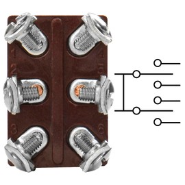Heschen Metal Toggle Switch, KN3C-213 DPDT, ON/OFF/(ON) Side Momentary, 3 Position, 15A 250VAC, CE