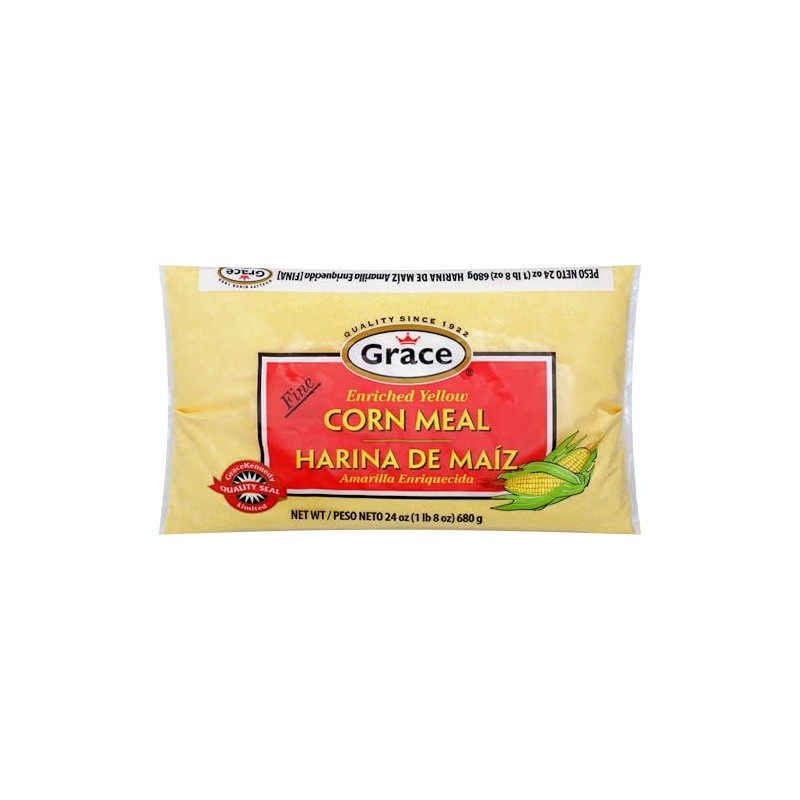 Grace Enriched Fine Corn Meal 24oz - Harina de Maiz
