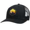 LINDO Trucker Hat - Mountain Sky (Black/Black)