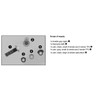 Genuine KTM Lock-On Grip Set, 2016-2023 SX-F, XC-W, EXC-F 79002923000
