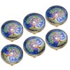 Amogeeli Tree of Life Glass Brass Cabinet Knobs Drawer Locker