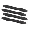 4PCS Bumper Guard Strip Carbon Fiber Pattern Textured 43cm Length