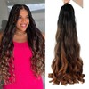 French Curly Braiding Hair 24Inch Loose Wavy 8 Packs Pre