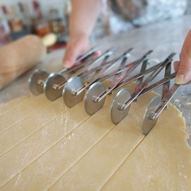 Ateco 6 Wheel Stainless Steel Cutter, 4 Inch Wheels