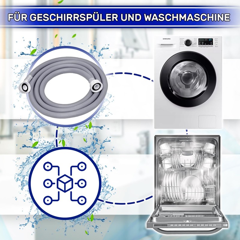 Inlet Hose Washing Machine and Dishwasher 3 m 25°C from