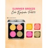 Flormar Colour Eyeshadow Palette Fine Texture & Mat/Shimmer 4 Eyeshadow