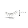 Minkissy 3sets False Lashes Fashion Eyelash Dense Eyelashes Natural Makeup