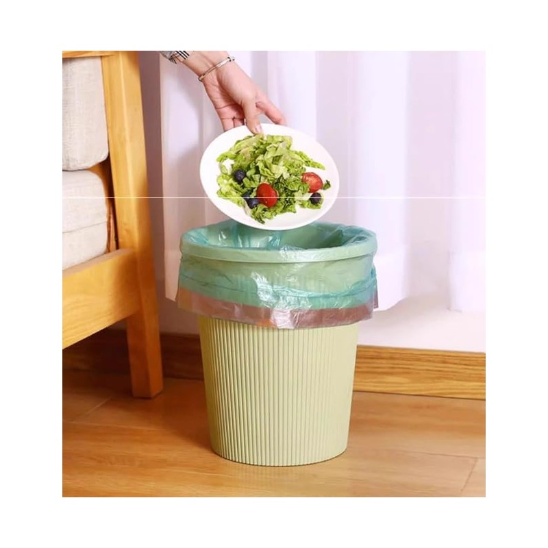 75 Count Drawstring Trash Bags,Thickened Garbage Bags 19.7" x 17.7"Unscented