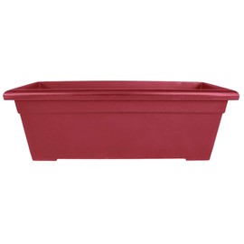 The HC Companies ROP28000E35C005LRTMU ROP28000E35 28" Clay Poly Planter Box, Pack of 1