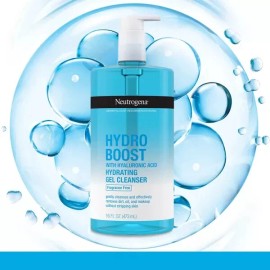 Neutrogena Hydro Boost Fragrance Free Hydrating Cleansing Gel 16 fl oz