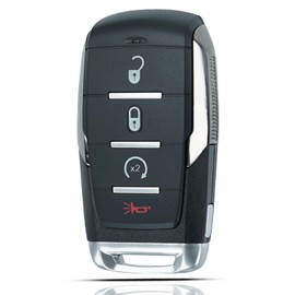 Smart Key Fob Keyless Entry Fits for RAM 1500 Dodge RAM 2019 2020 2021 2022 2023 2024 Remote Control Key Replacement 4 Button FCC ID:OHT-4882056