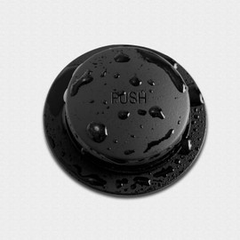 CalcMetal Tip-Toe Bathtub Drain Stopper with ABS Plastic Bushing, Fits in 1-1/2 Inch or 1-3/8 Inch Inner, Easy to Install, Plated Chrome